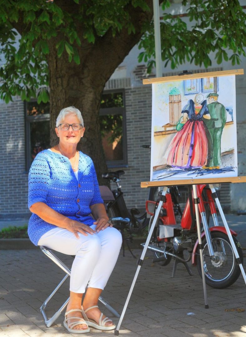 Foto bij artikel: Aquarelliste Rina de Korte