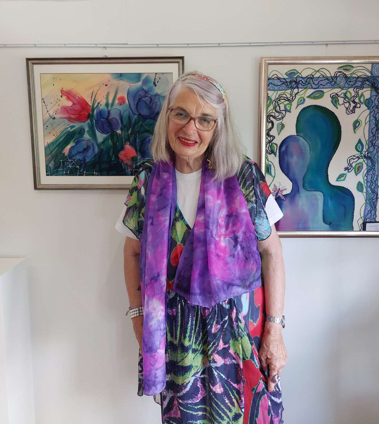 Foto bij artikel: GABRIELE KLIEM-THOLE, TEXTIELKUNSTENARES UIT BRESKENS