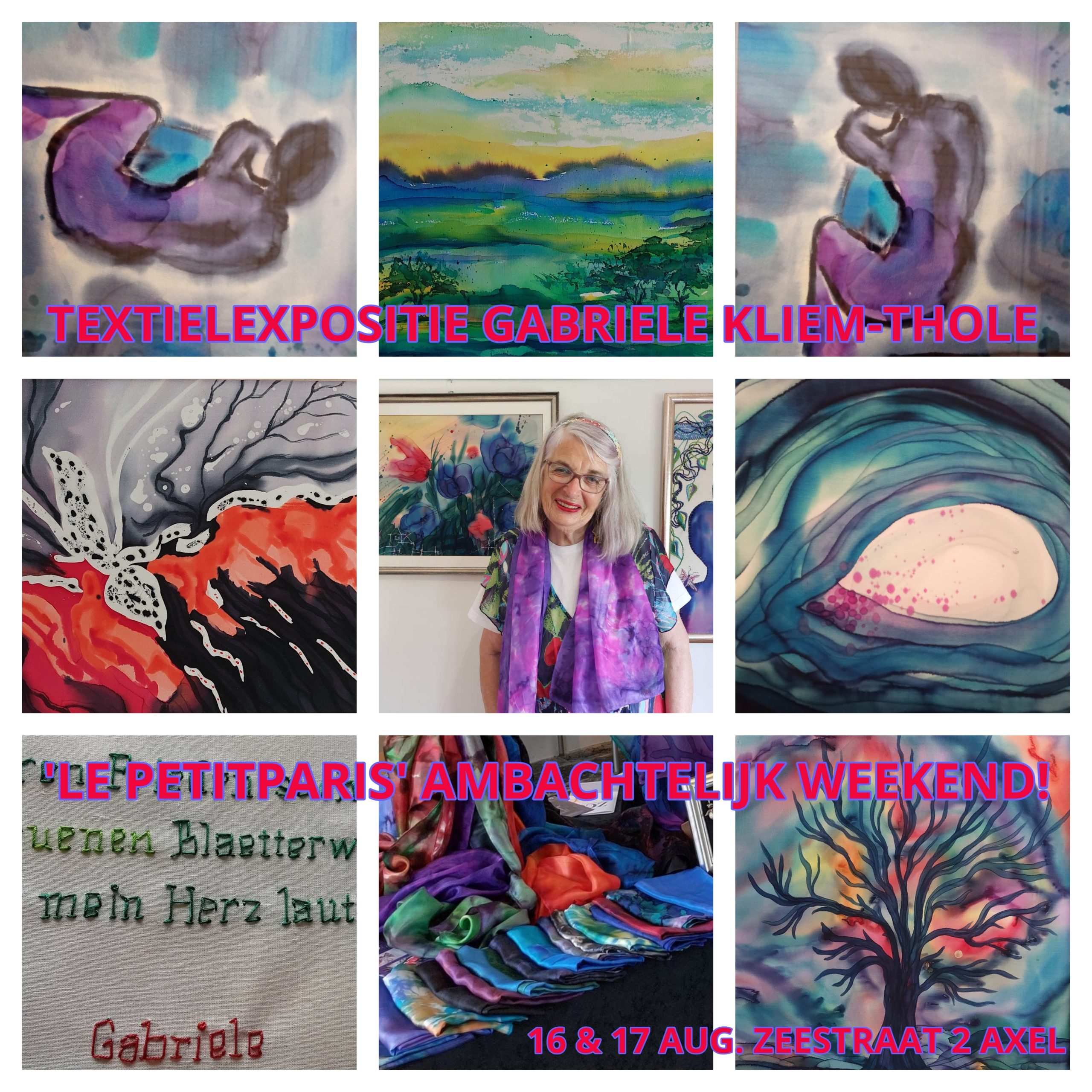 Foto bij artikel: Gabriele Kliem-Thole TIJDENS ’LE PETIT PARIS’ AMBACHTELIJK WEEKEND!