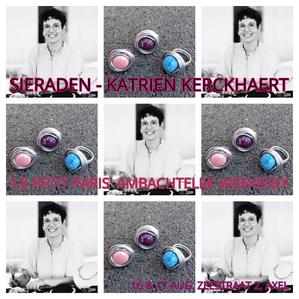 Foto bij artikel: KATRIEN KERCKHAERT TIJDENS ’LE PETIT PARIS’ AMBACHTELIJK WEEKEND!