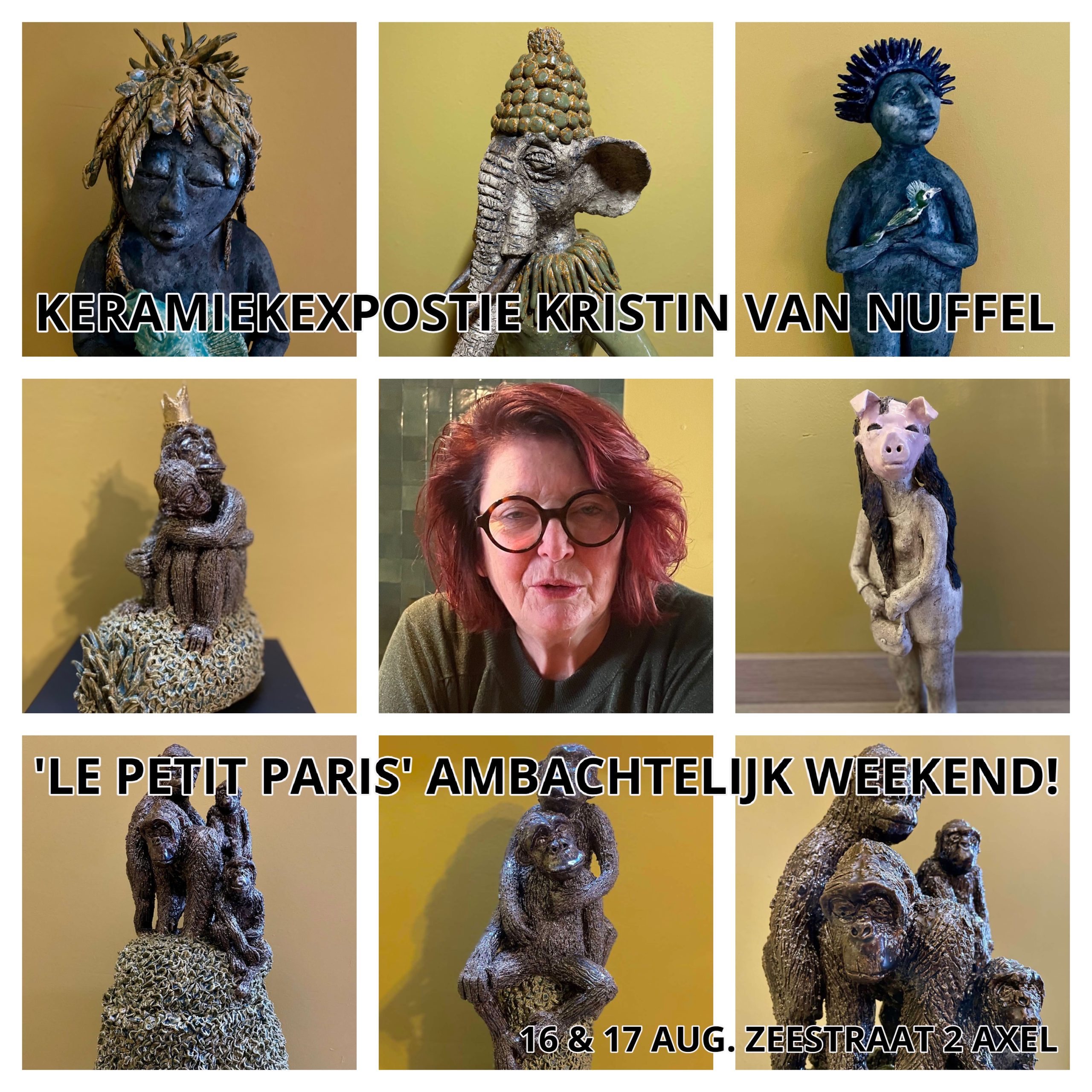 Foto bij artikel: kristin van nuffel TIJDENS ’LE PETIT PARIS’ AMBACHTELIJK WEEKEND!