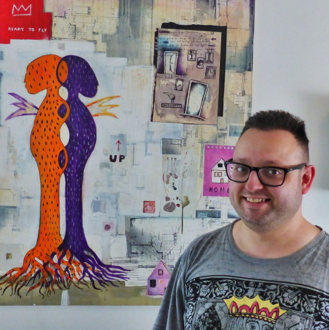 Foto bij artikel: KUNSTENAAR PIETER BAS UIT ASSENEDE OP ’LE PETIT PARIS’