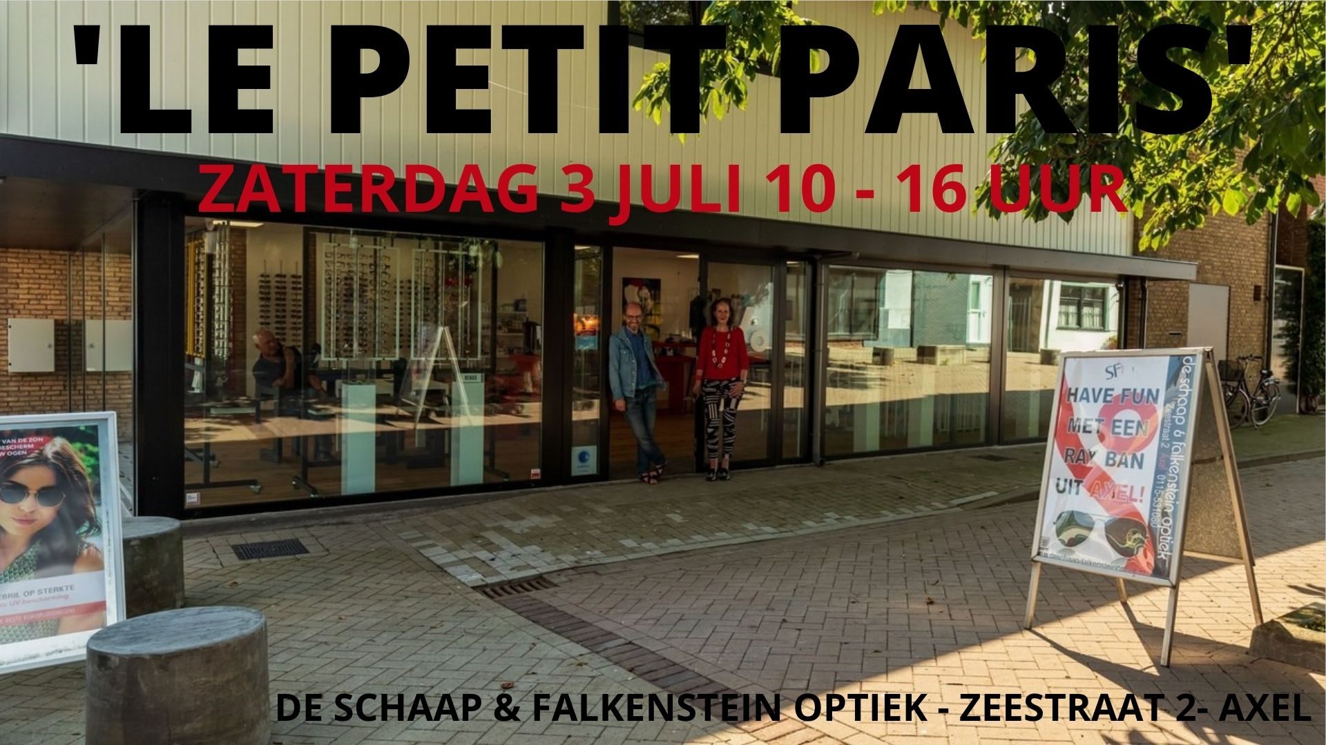 Zaterdag 3 juli 'Le Petit Paris' 10 - 16 uur