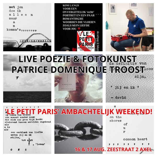 Foto bij artikel: PATRICE DOMENIQUE TROOST TIJDENS ’LE PETIT PARIS’ AMBACHTELIJK WEEKEND!
