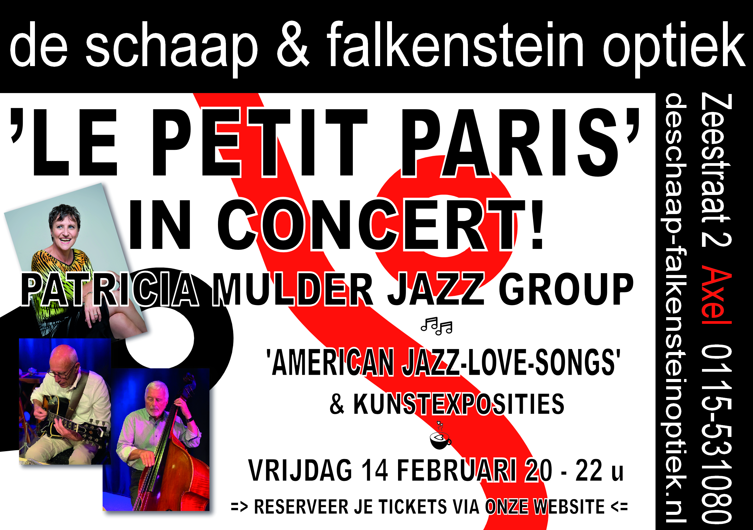Foto bij artikel: ’PATRICIA MULDER JAZZ GROUP’ MET AMERICAN JAZZ-LOVE-SONGS