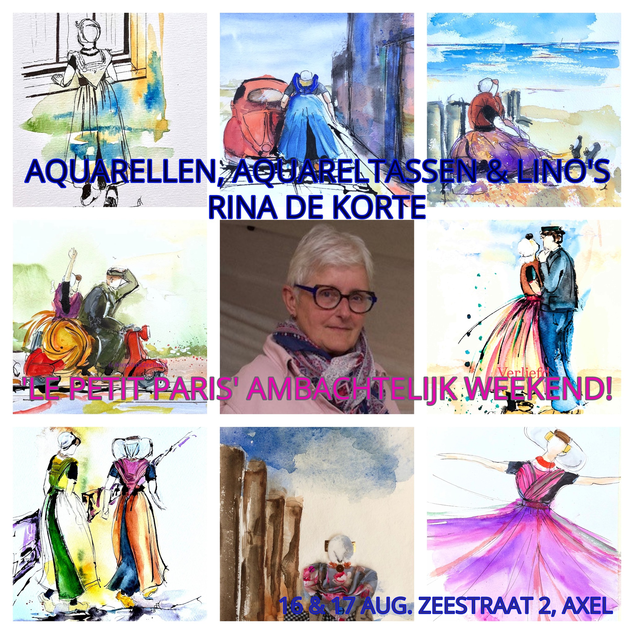 Foto bij artikel: RINA DE KORTE TIJDENS ’LE PETIT PARIS’ AMBACHTELIJK WEEKEND!