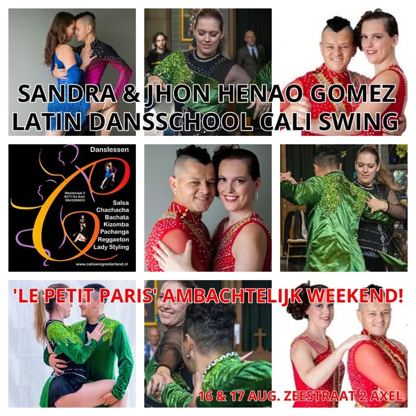 Foto bij artikel: SANDRA & JHON HENAO GOMEZ TIJDENS ’LE PETIT PARIS’ AMBACHTELIJK WEEKEND!