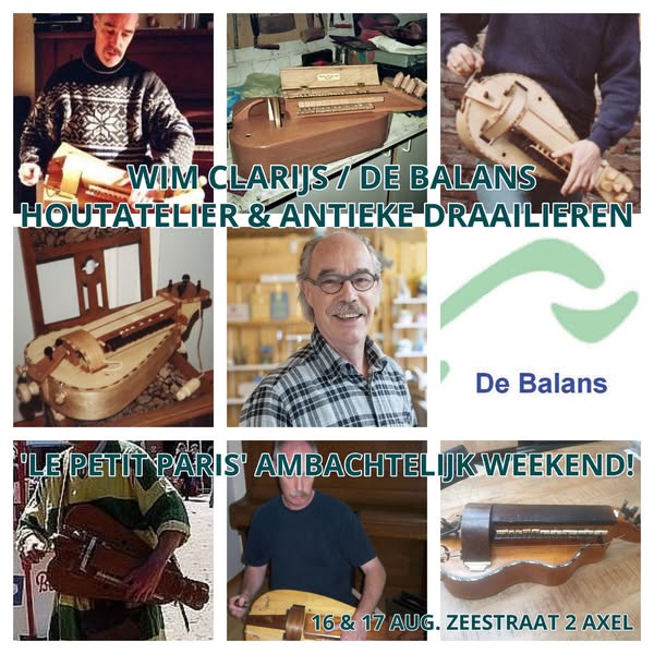 Wim clarijs de balans tijdens ’le petit paris’ ambachtelijk weekend!